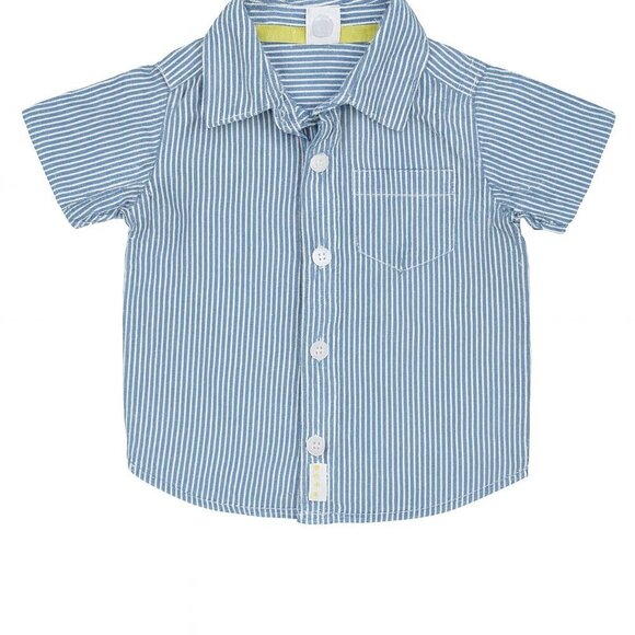 Carter's Other - Carter's Classic Navy & White Striped Button-Down Shirt – 6 Months